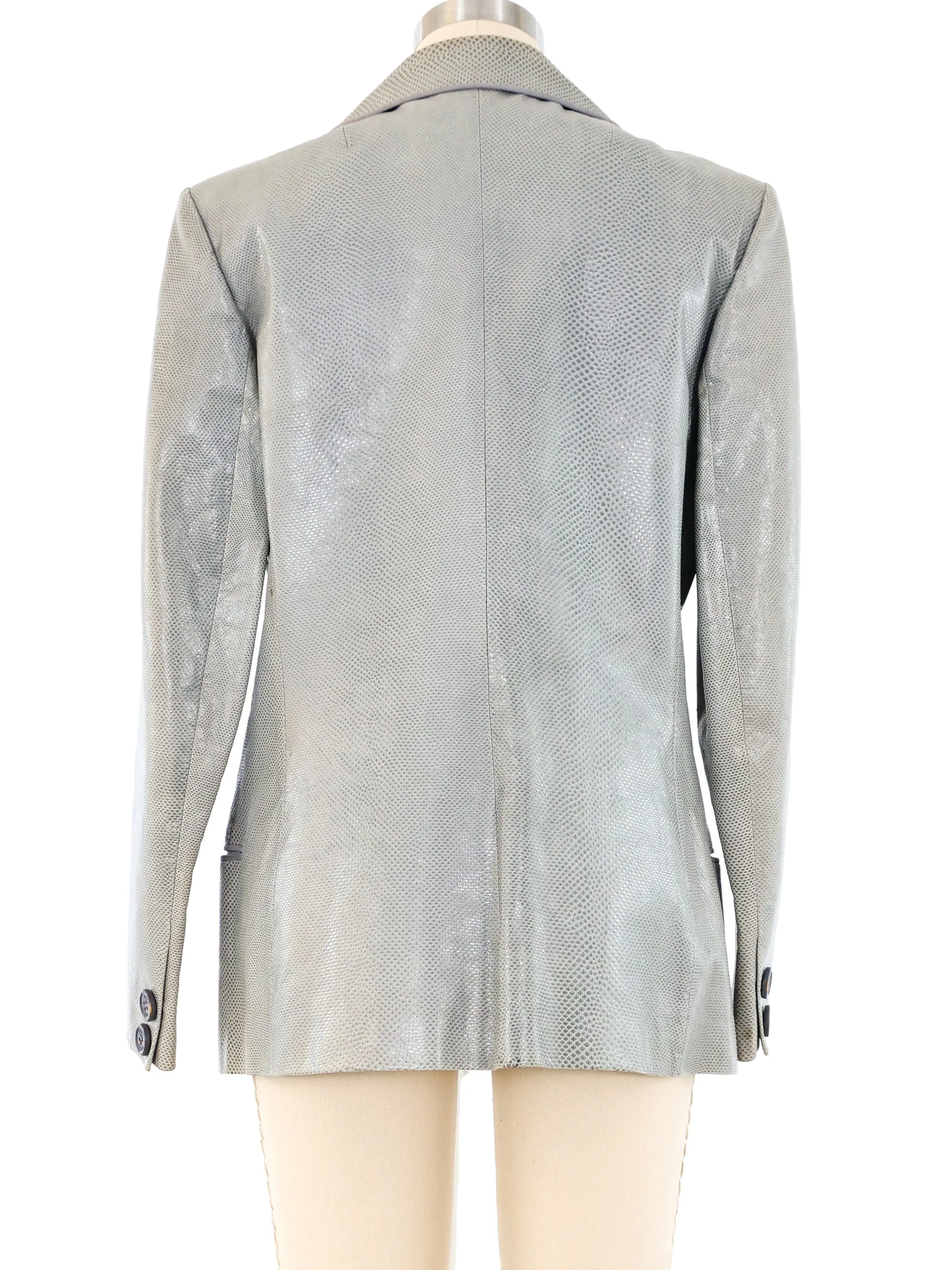 1980's Gucci Snakeskin Blazer