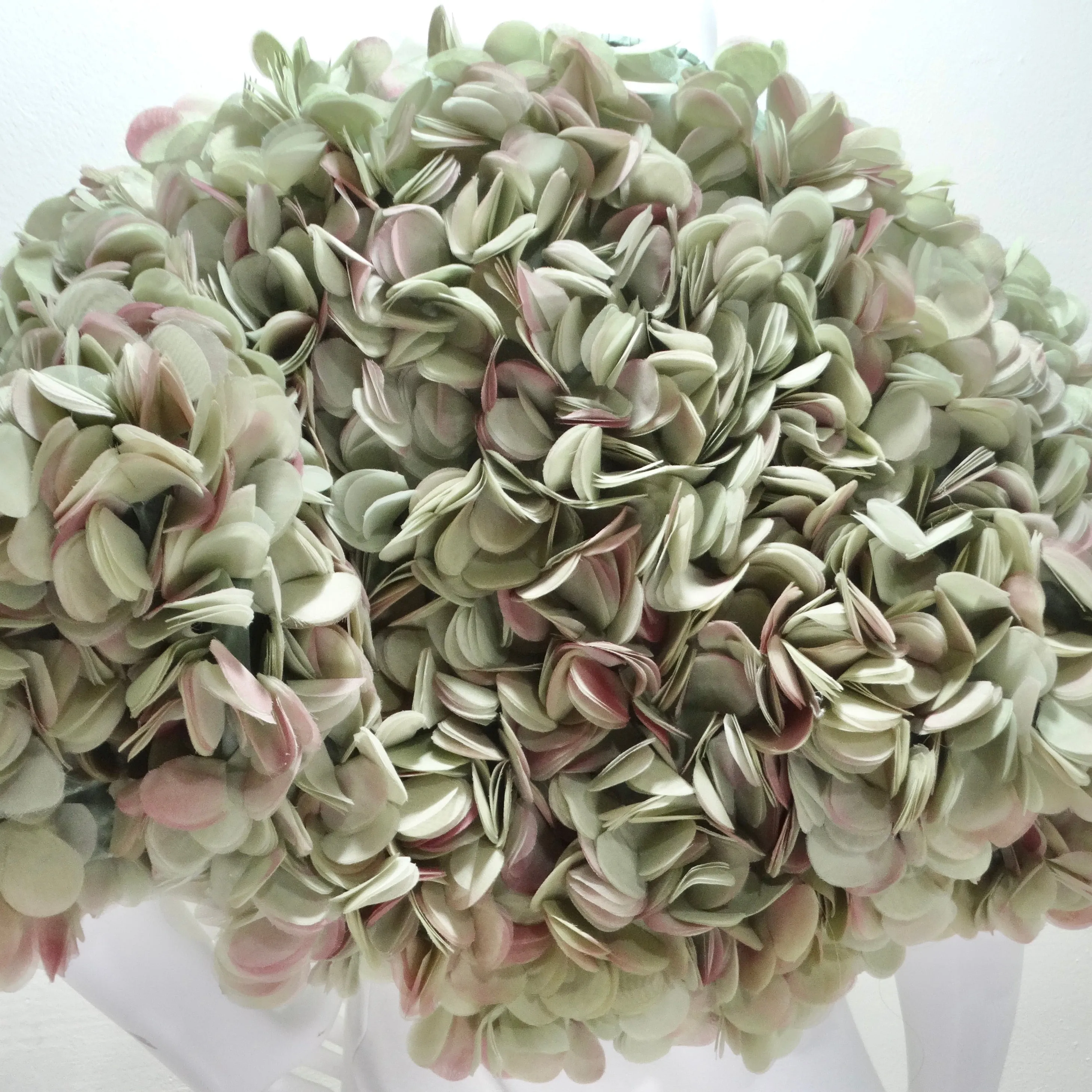1990s Randolph Duke 3D Flower Petal Applique Bolero Shrug