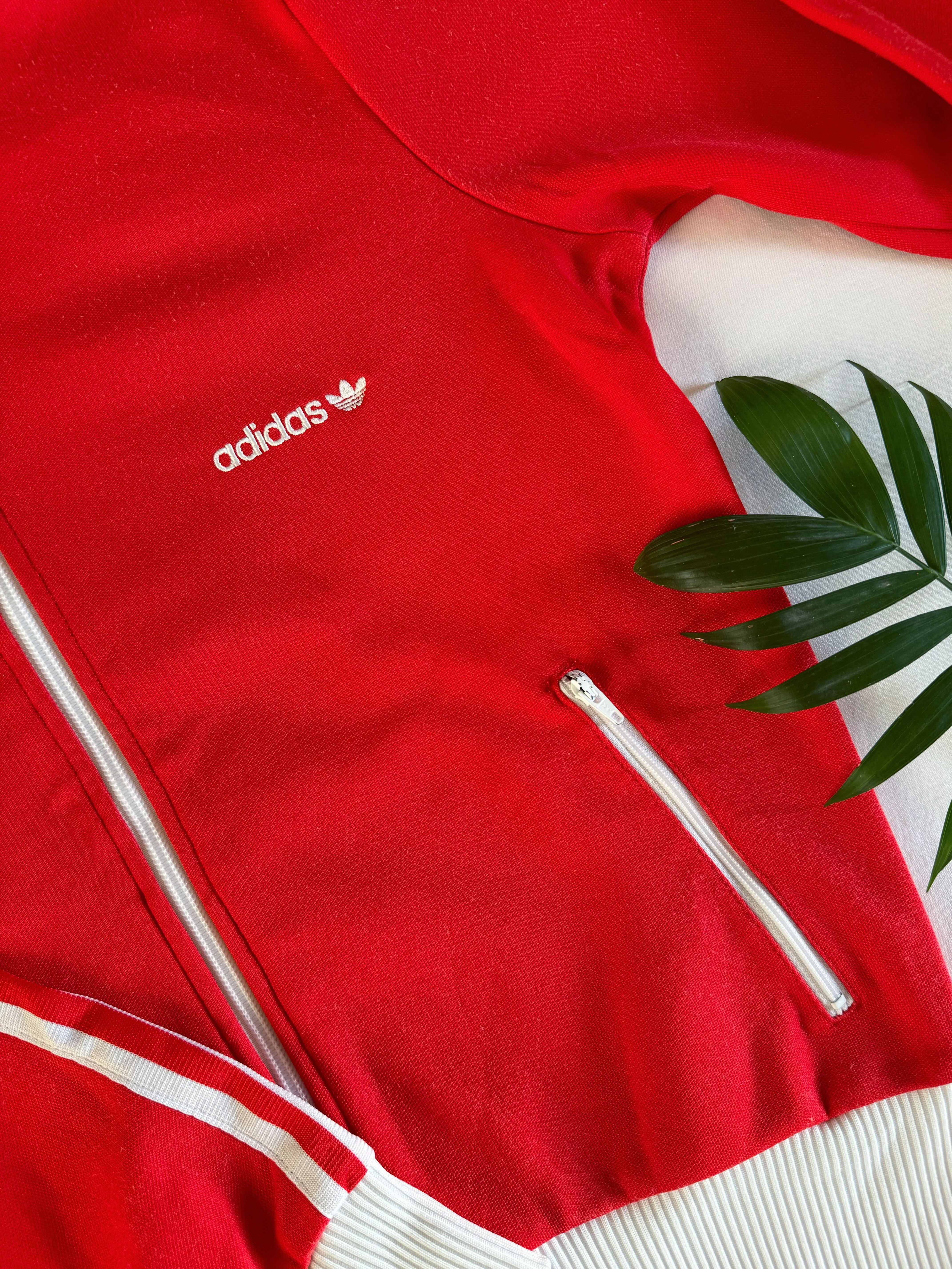 Adidas Vintage Classic Red Jacket