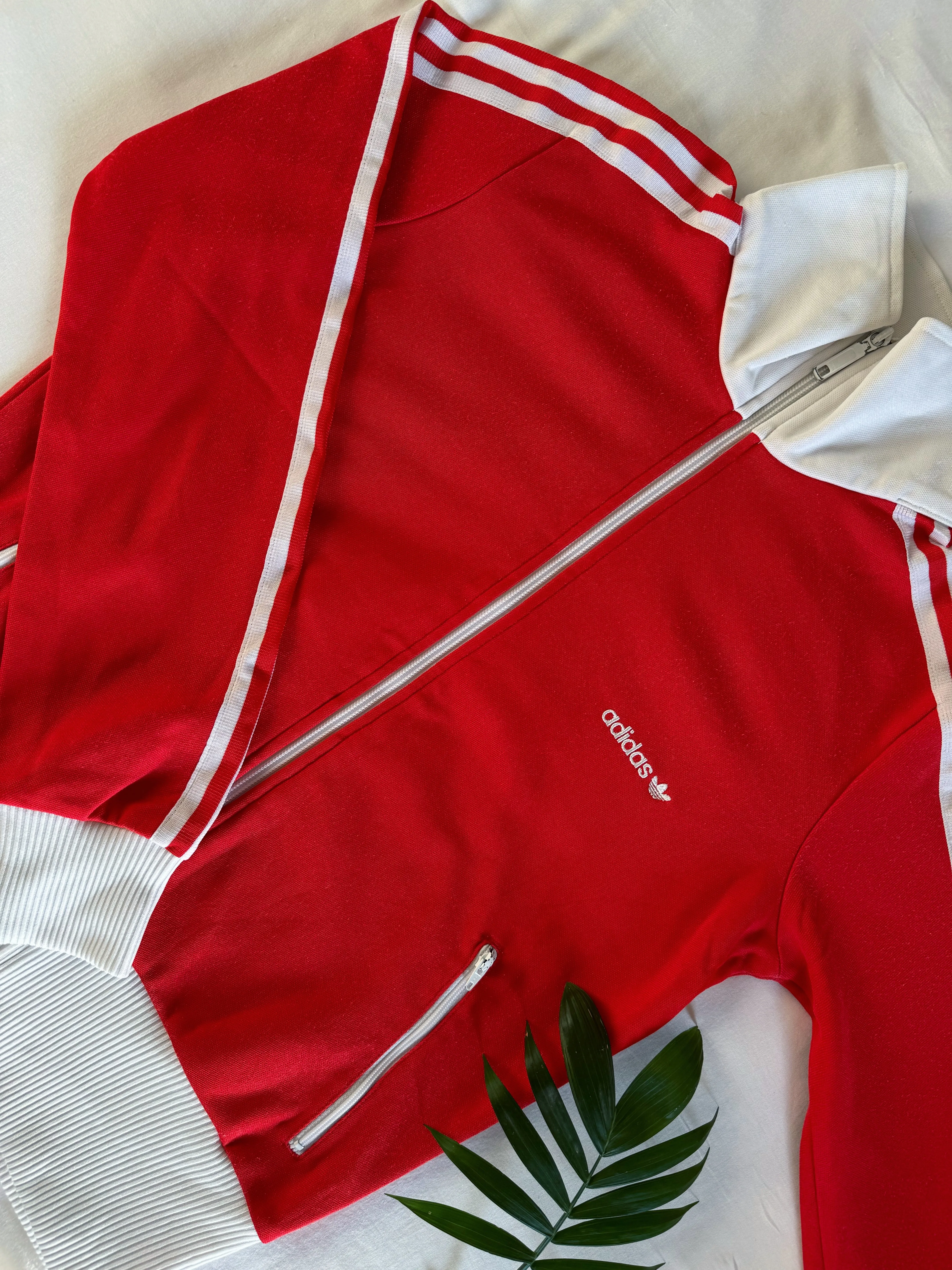 Adidas Vintage Classic Red Jacket