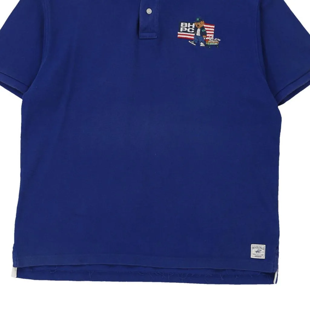 Beverly Hills Polo Club Polo Shirt - 3XL Navy Cotton