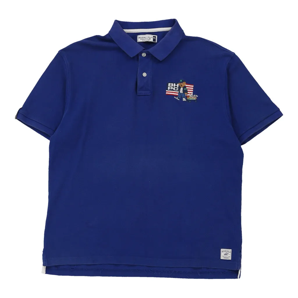 Beverly Hills Polo Club Polo Shirt - 3XL Navy Cotton