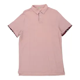 Burberry Brit Polo Shirt - XL Pink Cotton