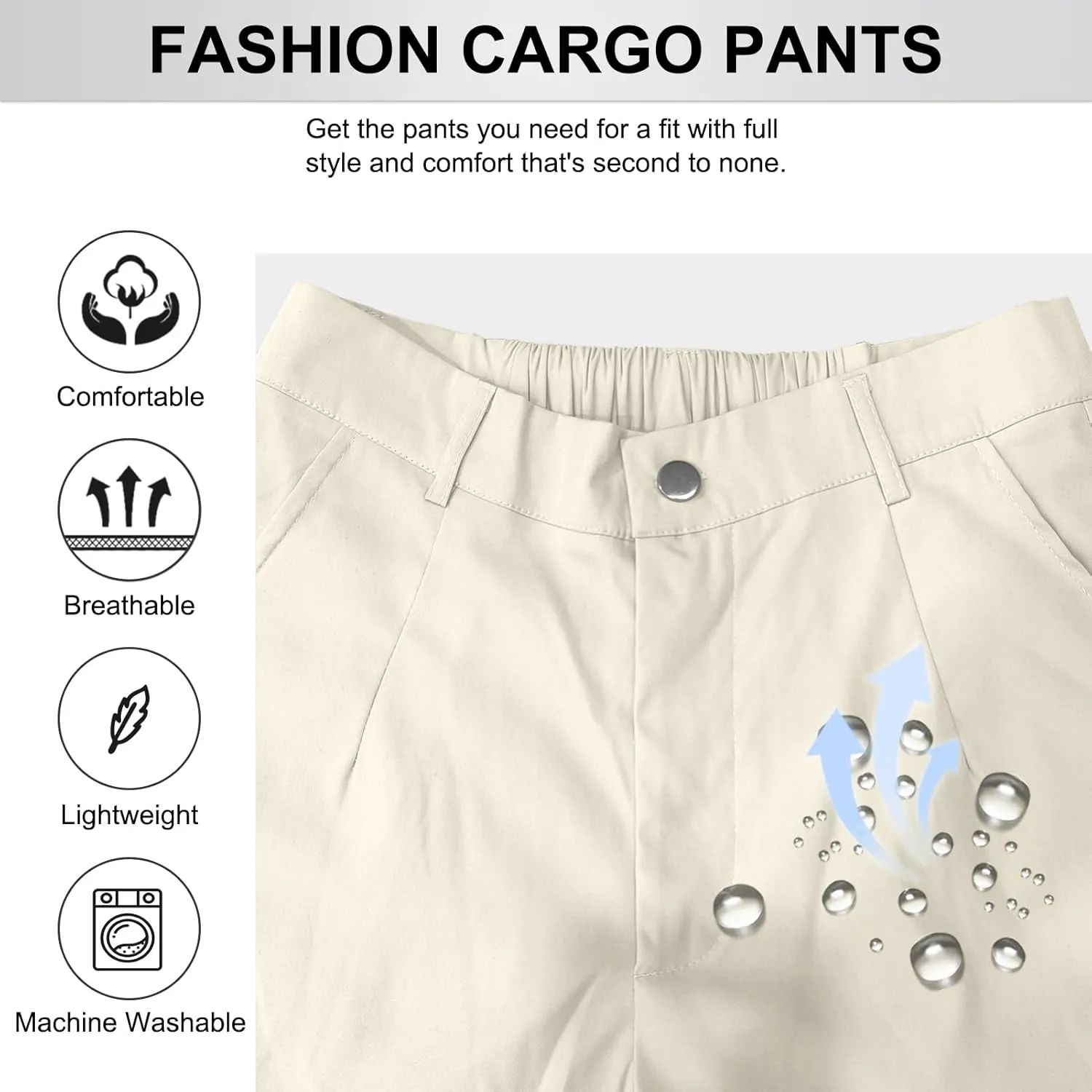 Cargo Pants for Women High Waisted Casual Pants Work Pants Baggy Stretchy Wide Leg Y2K Streetwear with Pockets