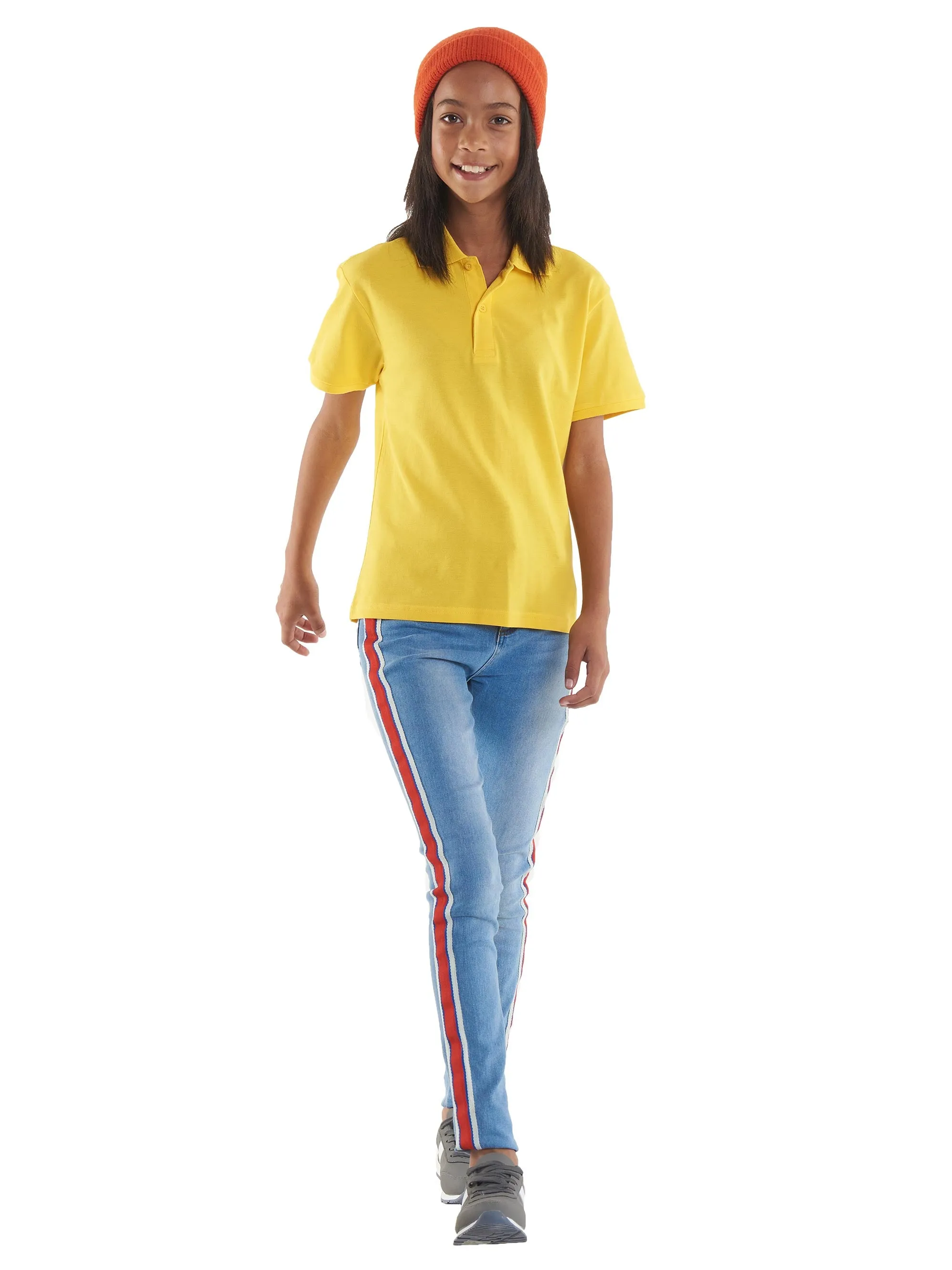 Childrens Active Cotton Poloshirt | Black