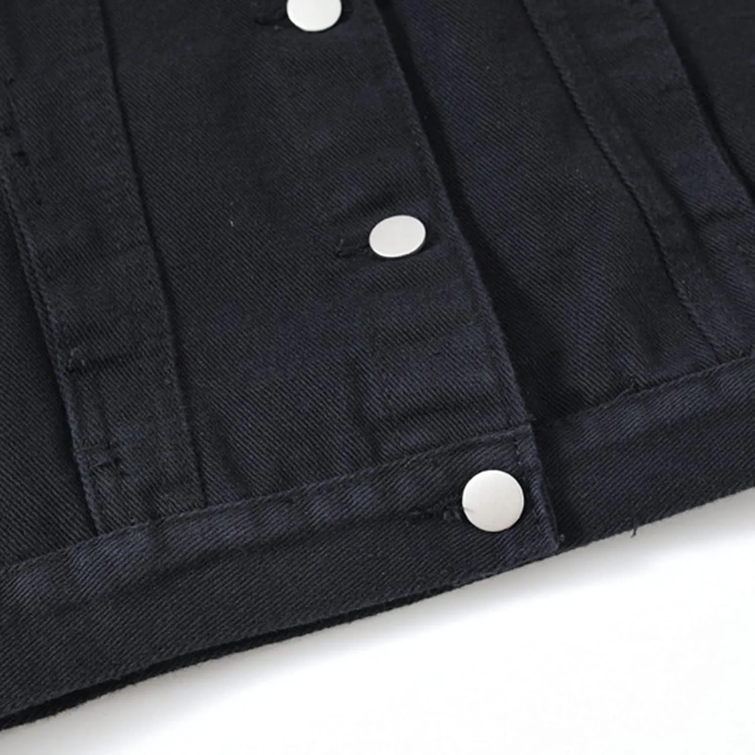 Denim Jacket for Women Casual Lapel Collar Sleeveless Denim Blazer Plus Size Cute Frayed Cropped Vest Top