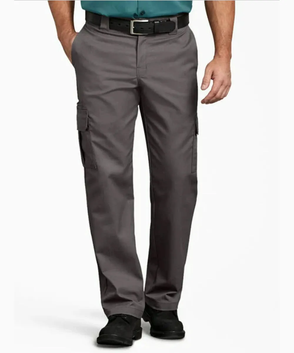 Dickies Men's Regular Fit Twill Cargo Pants - Gravel Grey