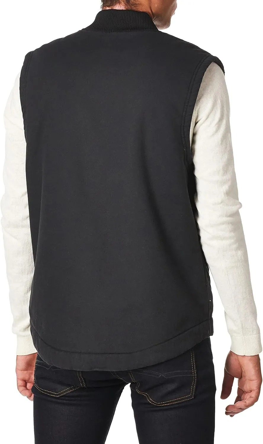 Dickies Men's Relaxed Fit Sherpa Lined Duck Vest