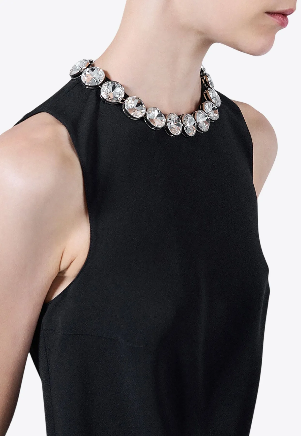 Embellished Sablé Midi Dress