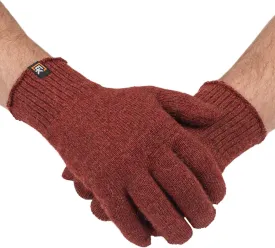 Evolution Knitwear Alpaca Knit Gloves - Super Soft Baby Alpaca - Made in The USA - Large