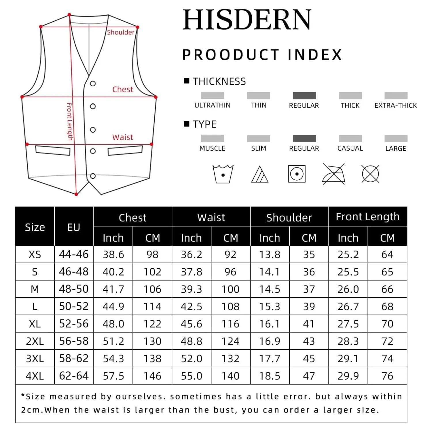 Formal Suit Vest - BROWN
