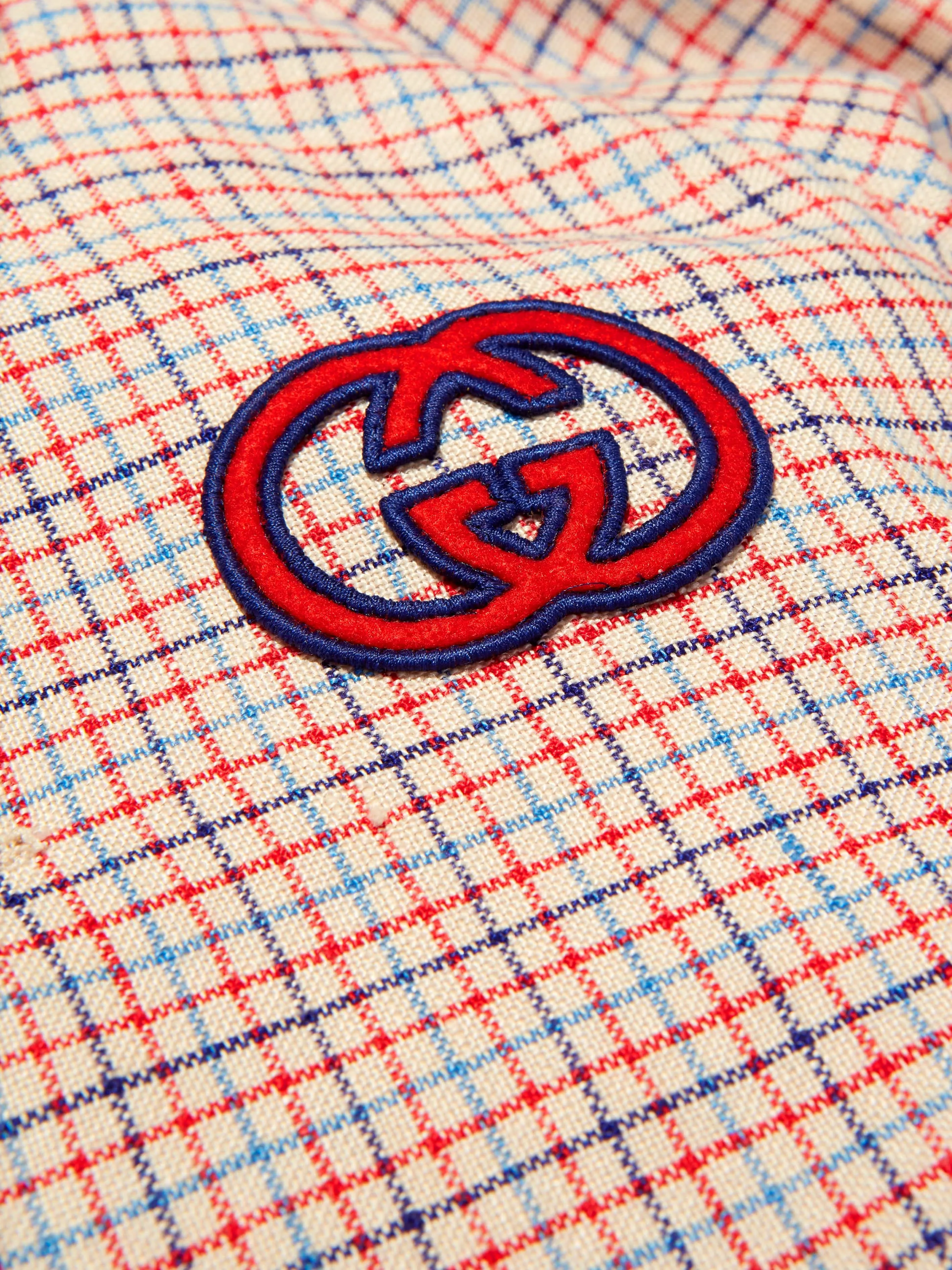 Gucci Girls Linen Logo Jacket