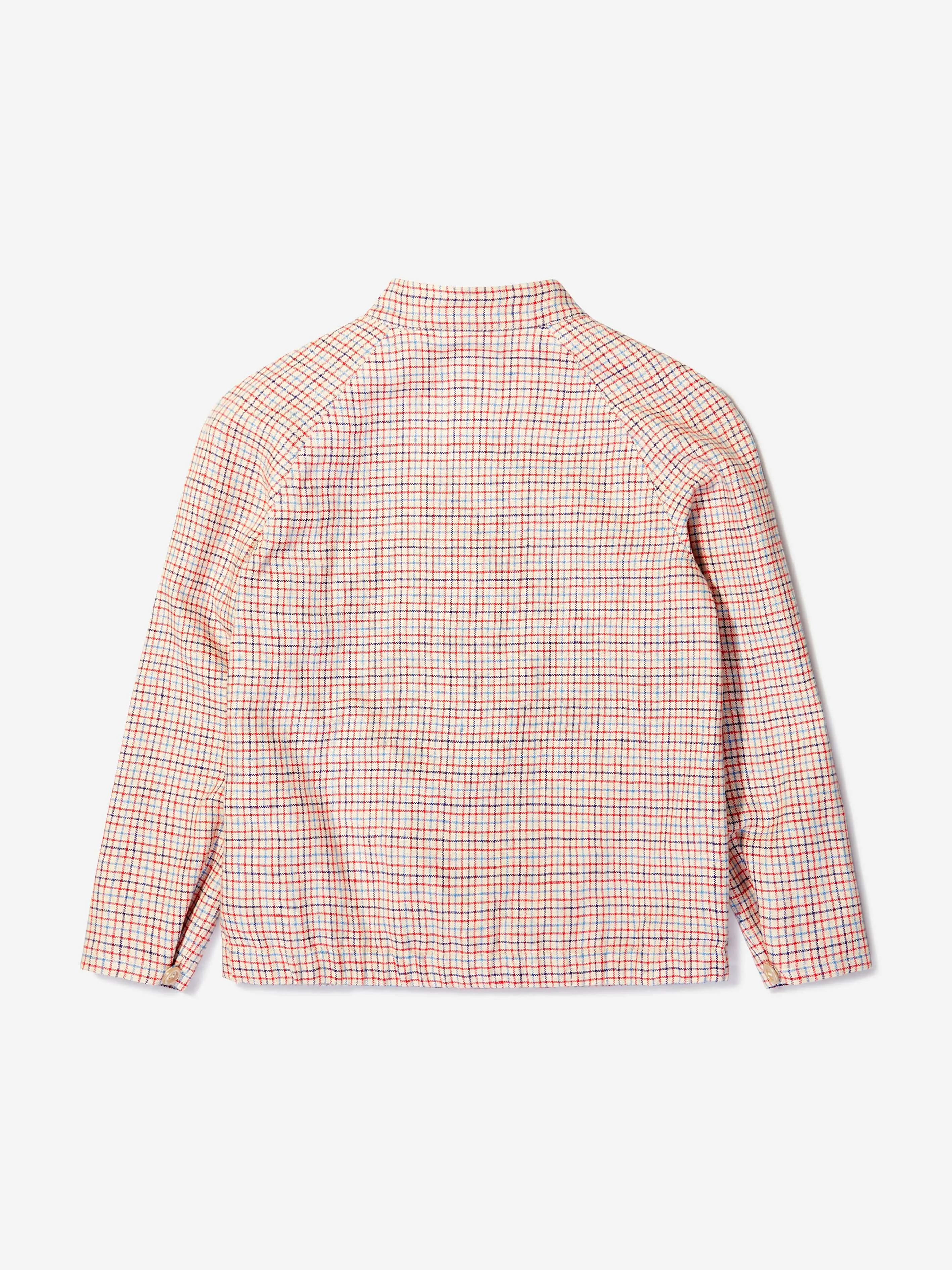 Gucci Girls Linen Logo Jacket