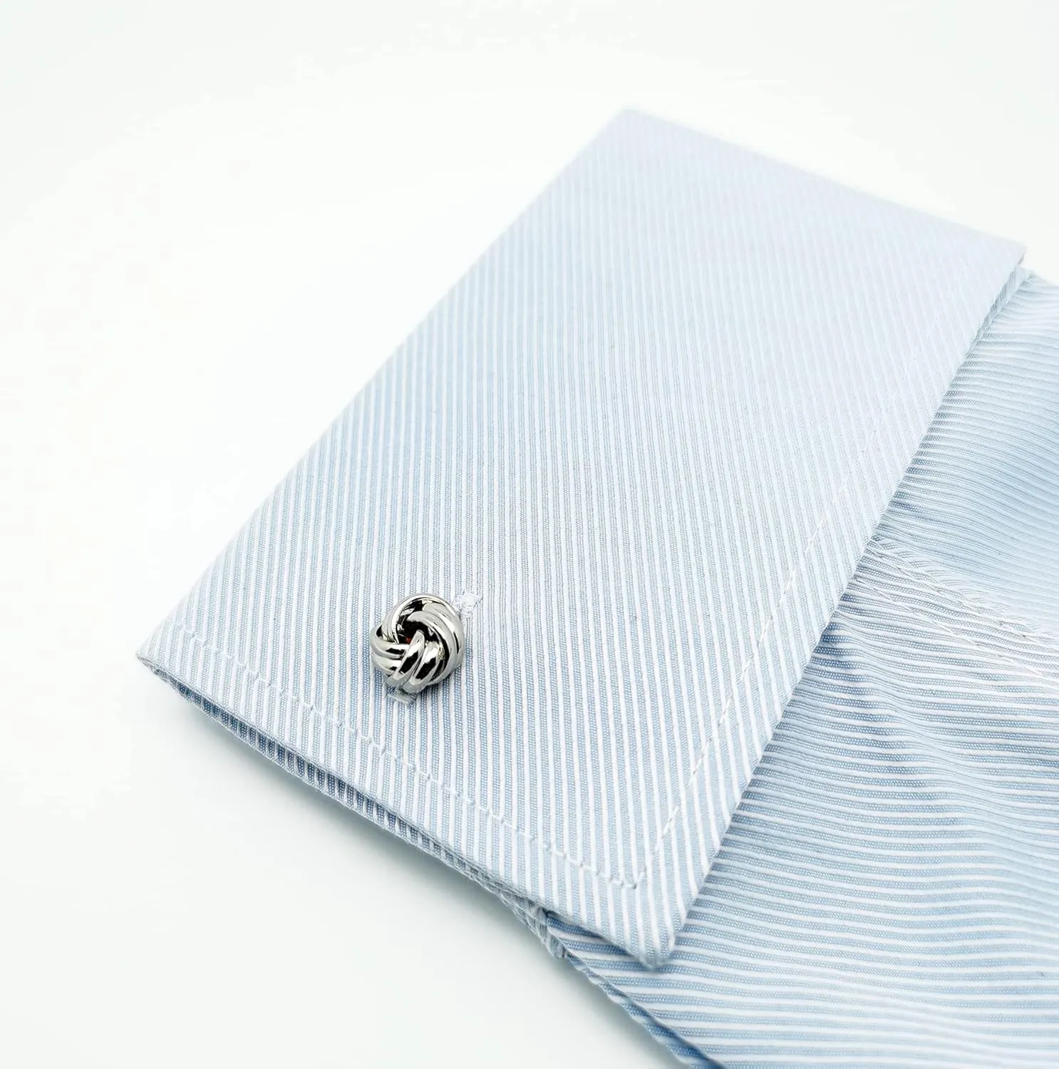 Knot Cufflinks in Gift Box Cuff Links for Men Lady Daily Wear Business Wedding Party Tuxedo Shirt Birthday Gift