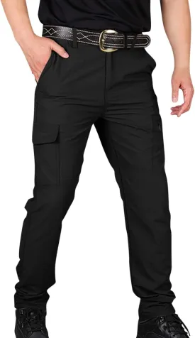 Mencomfy Cargo Pants Waterproof Ripstop Flex Work Pants Construction Tactic Hiking Outdoor Lightweight Trousers