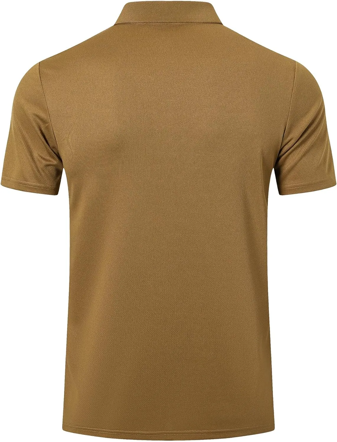 Mens 3 Pack Polo Shirt Moisture Wicking Quick Dry Performance Athletic Short Sleeve Golf Shirt