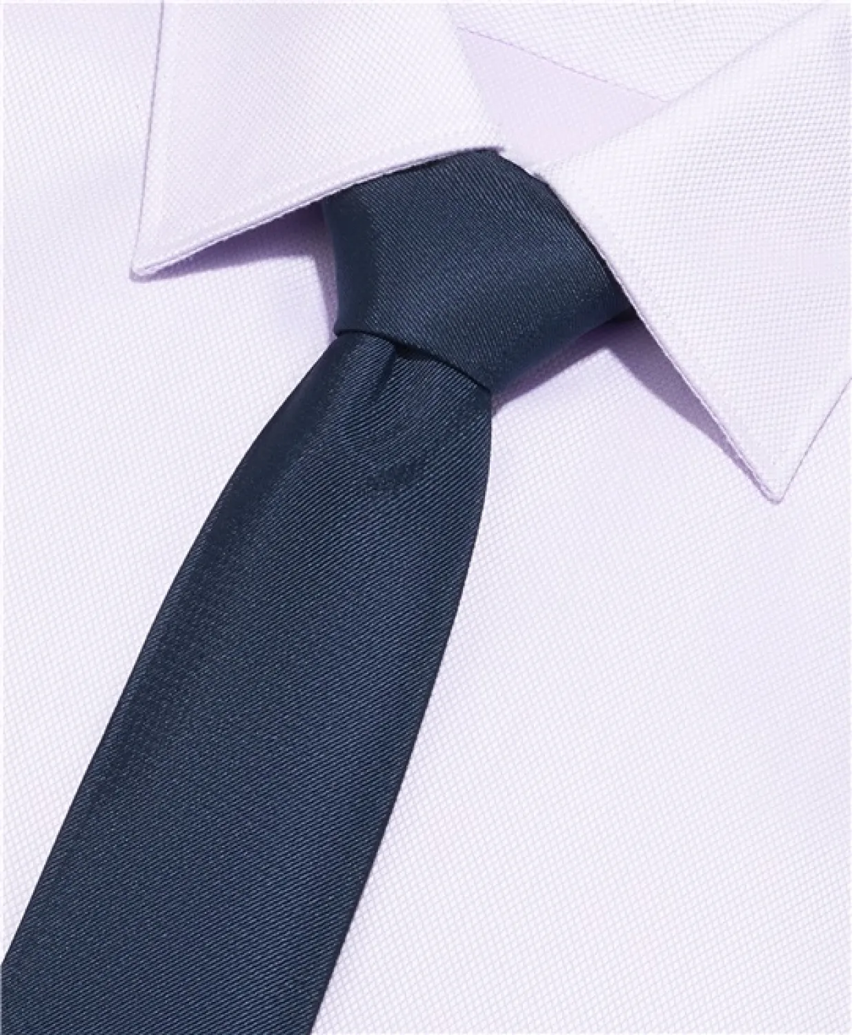 Men's Modern Fit Classic Solid Color Tie Set