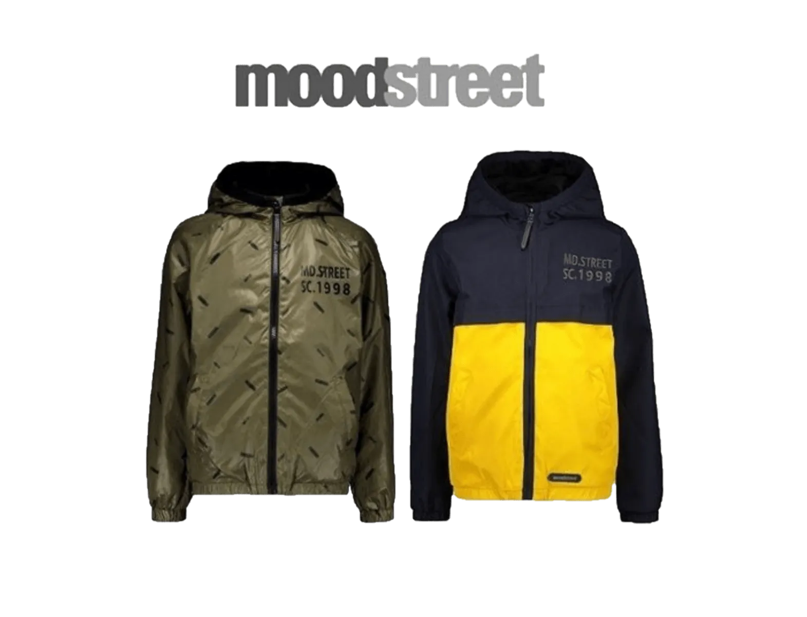 Moodstreet Raincoat Windbreaker Waterproof Hoodie, 98cm/2Y