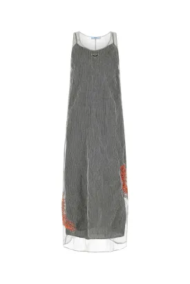 PRADA Elegant Mesh Long Dress for Women