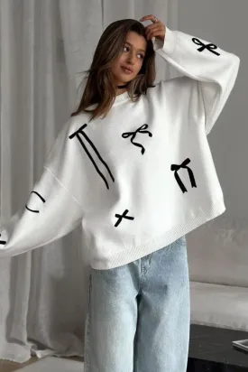 Round Neck Loose Pullover Sweater