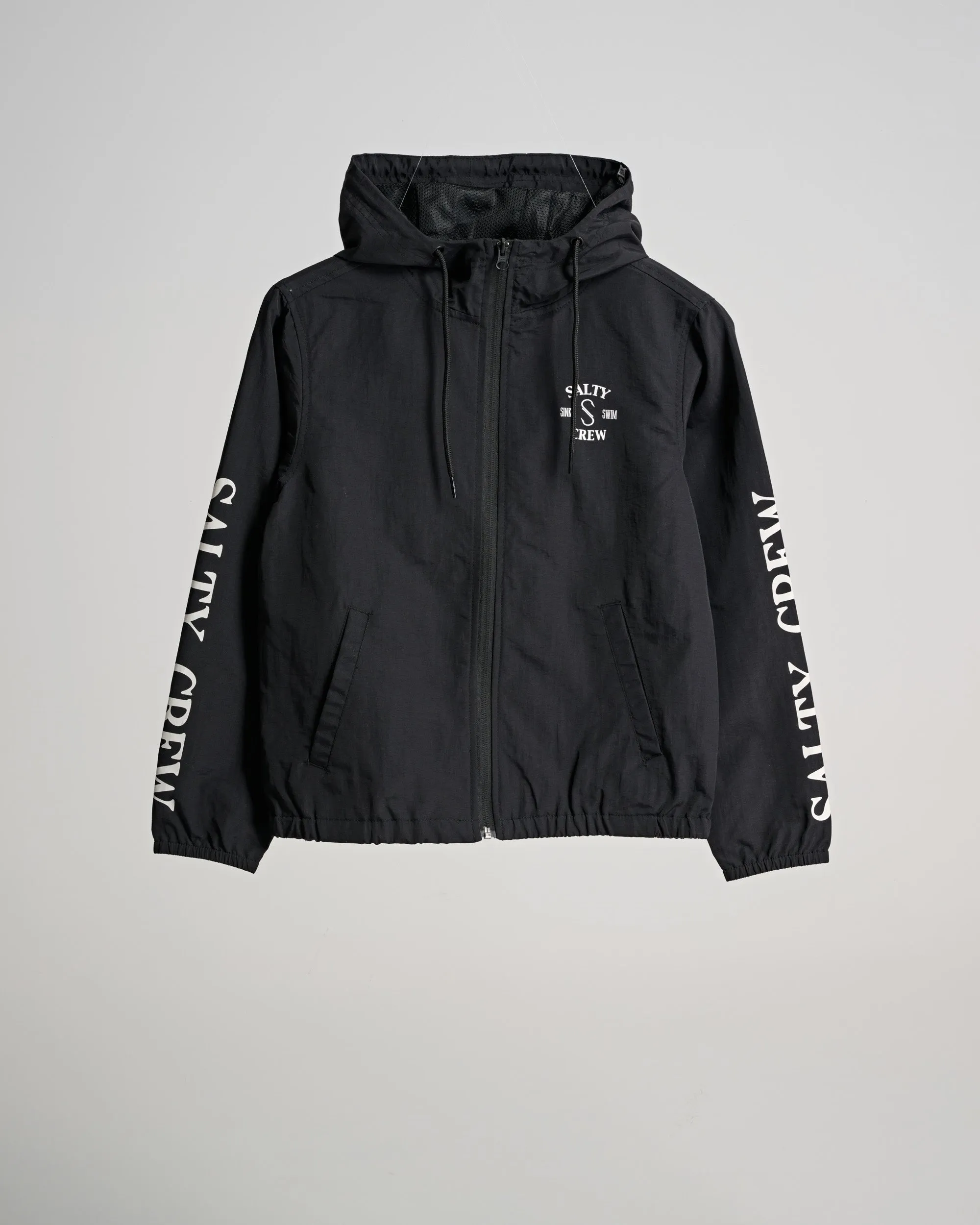 S Hook 2 Boys Windbreaker - Black
