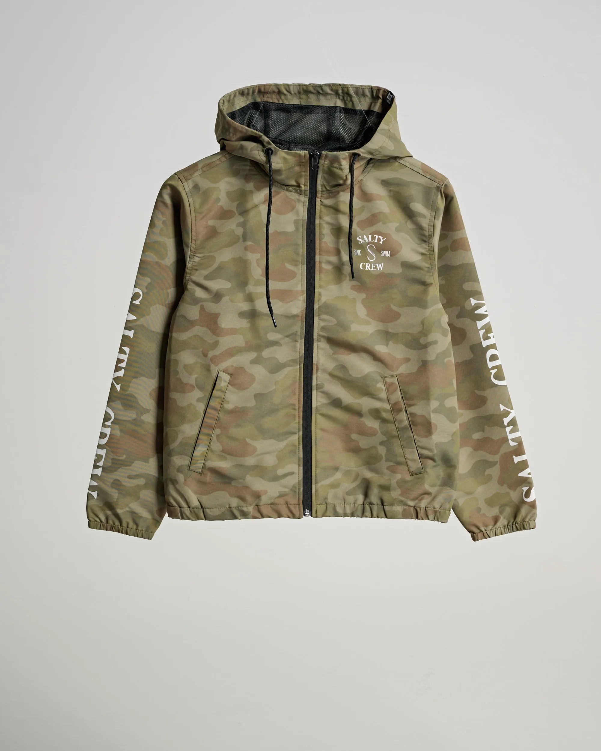 S Hook 2 Boys Windbreaker - Camo