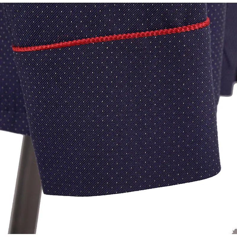 sz 50 NEW $2500 GUCCI Men's Blue WOOL Dots FELINE CAT EMBROIDERY Blazer JACKET