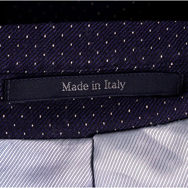 sz 50 NEW $2500 GUCCI Men's Blue WOOL Dots FELINE CAT EMBROIDERY Blazer JACKET
