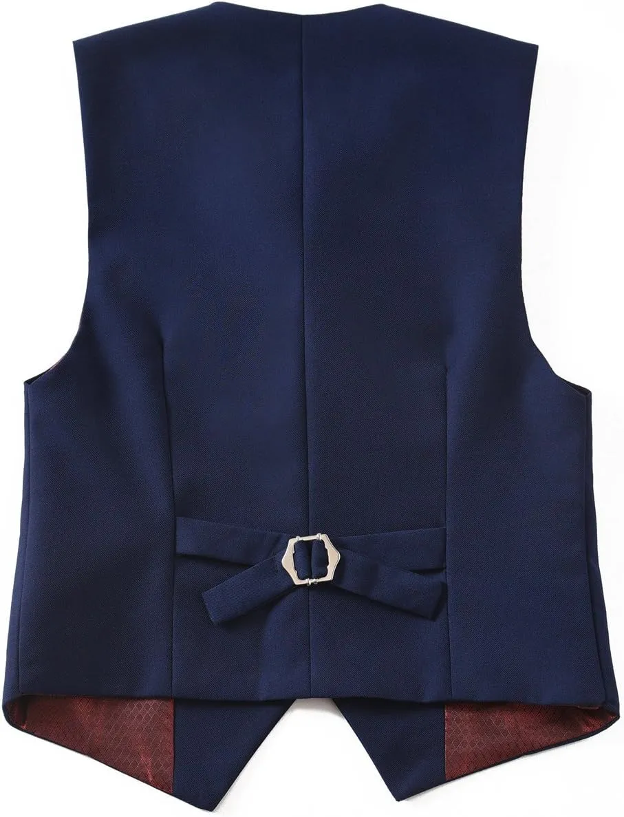 YuanLu Kids Suits for Boys Tuxedo Wedding Ring Bearer Outfit Boy Toddler Suit Formal Vest Set